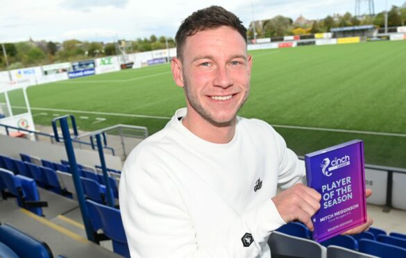 Cove Rangers captain Mitch Megginson, the League One player of the season