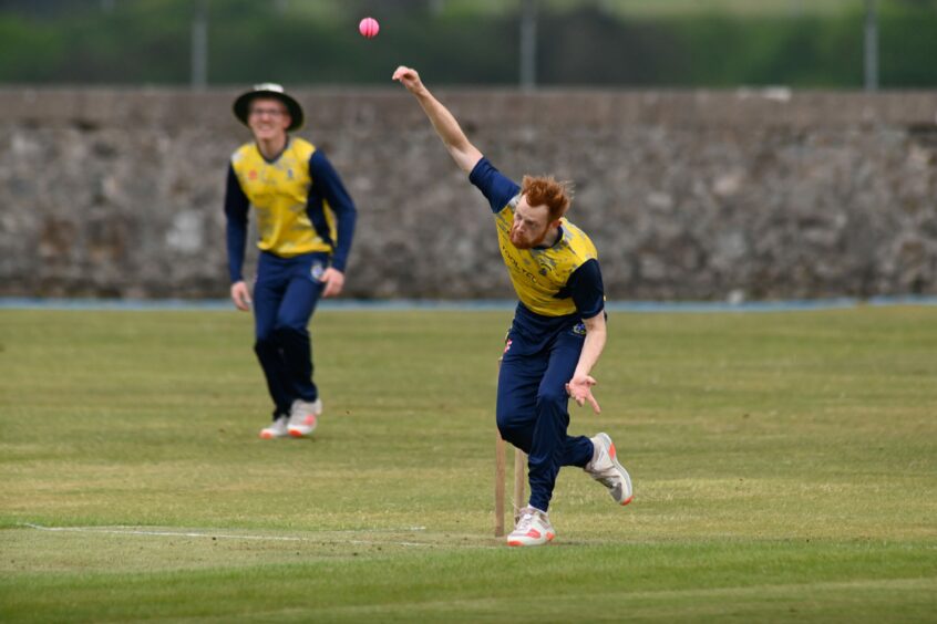 Departing Stoneywood Dyce bowler Jamie King