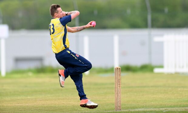 Stoneywood Dyce bowler Jon Grant