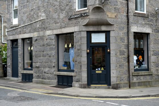 Flower arranging and cake decorating classes will be held in the former Curated Stories shop on Claremont Street, Aberdeen. Image: Kenny Elrick/DC Thomson