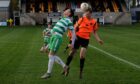 Ben Johnstone, right, in action for Rothes