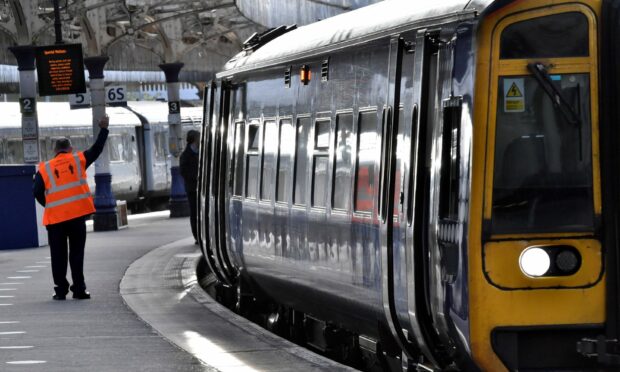 Train services to Aberdeen and Inverness have been cancelled today. Photo: Kami Thom