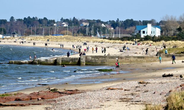 Nairn Beach. Picture by Sandy McCook.