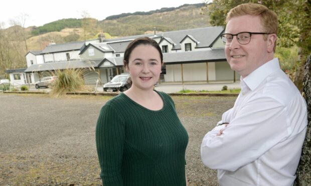 Christine and David Fox who have recently taken over the running of the Brander Lodge Hotel near Taynuilt in Argyll. Photo by Sandy McCook/DCT Media