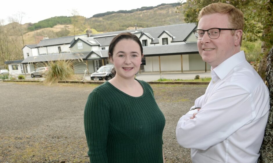 Christine and David Fox who have recently taken over the running of the Brander Lodge Hotel near Taynuilt in Argyll. Photo by Sandy McCook/DCT Media