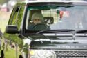 The Queen driving her Range Rover was a familiar sight in Balmoral.