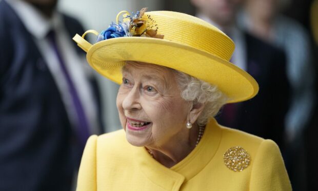 The Queen during a visit to the Crossrail project in London last week. Photo: PA