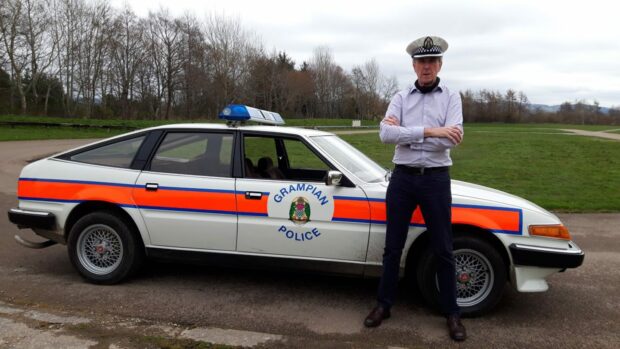 PC Martin with the Rover.