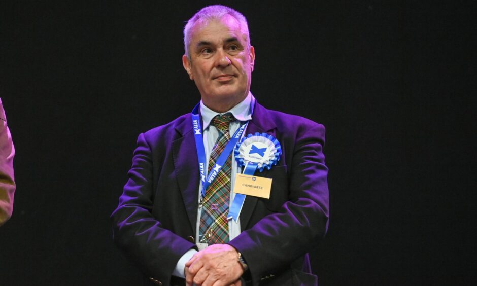 Brian Topping at the Scottish local elections.