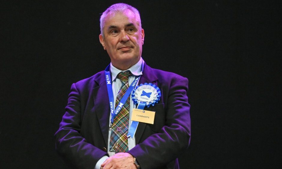 Brian Topping at the Scottish local elections.