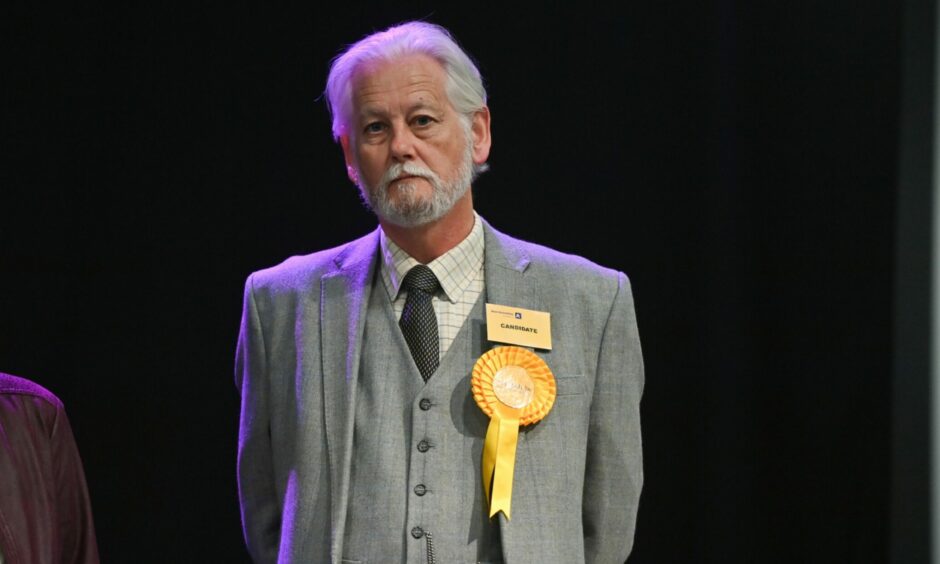 Liberal Democrat leader Peter Argyle lost Aberdeenshire Council seat. Picture by Scott Baxter/DCT Media.