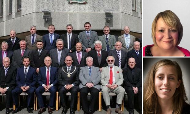 Eight female candidates are standing for election on the only all male council in the UK.