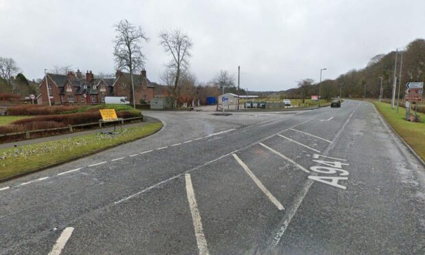 The A947 junction with the B9005 is where the crash took place. Photo from Google.