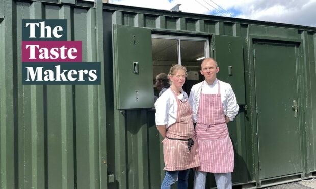 Rupert Holden and Louisa Bradford, of Kincardine Castle Kitchen.