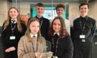 Winning Students from the Culloden Academy STEM challenge team