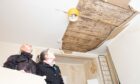 Nicole Kruschak came home to find her ceiling had collapsed. Picture by Wullie Marr/DCT Media