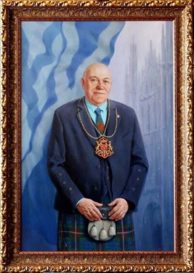Is this the controversial Russian portrait of Aberdeen Lord Provost Barney Crockett?