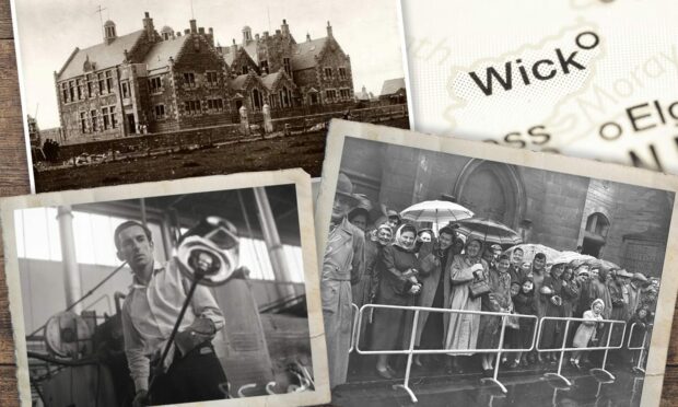 The old Wick High School, glass-blowing and Royal visits are all part of Wick's rich history
