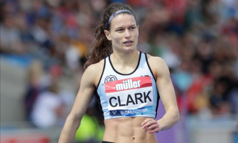 Aberdeen sprinter Zoey Clark. 