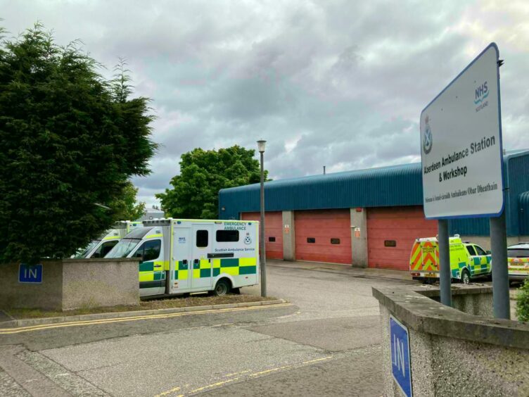 The Scottish Ambulance Service has raised concerns about an increase in traffic around the Ashgrove Road ambulance station. Picture by Ben Hendry.