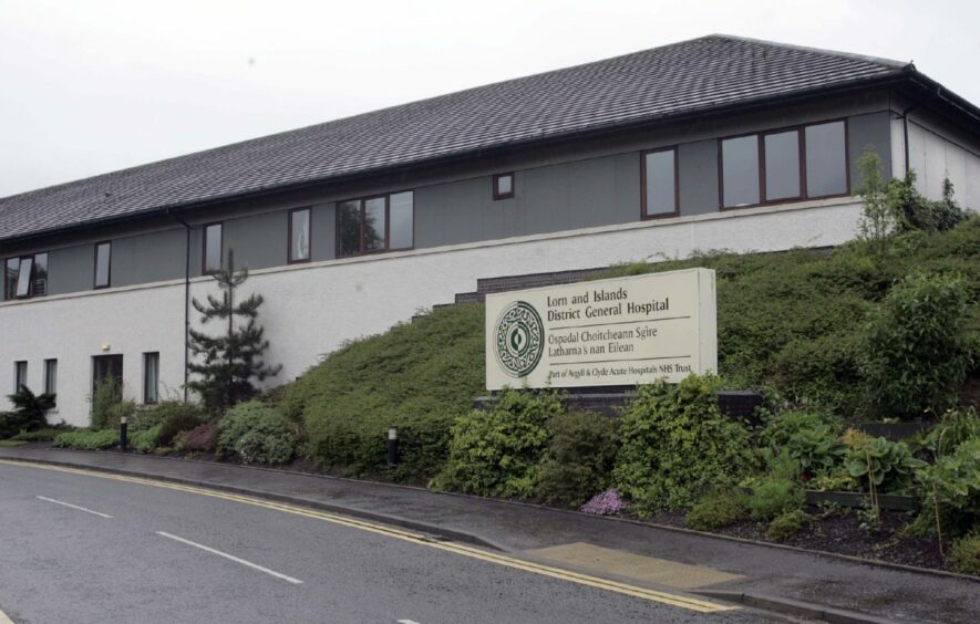 Small teams of staff work in rural hospitals such as this facility in Oban.