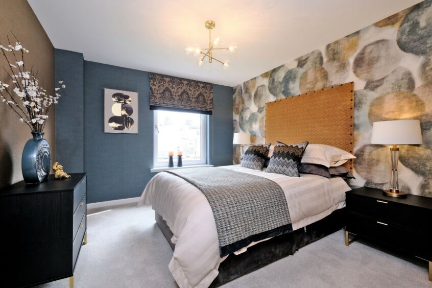 Bedroom from luxury homebuilders Bancon Homes