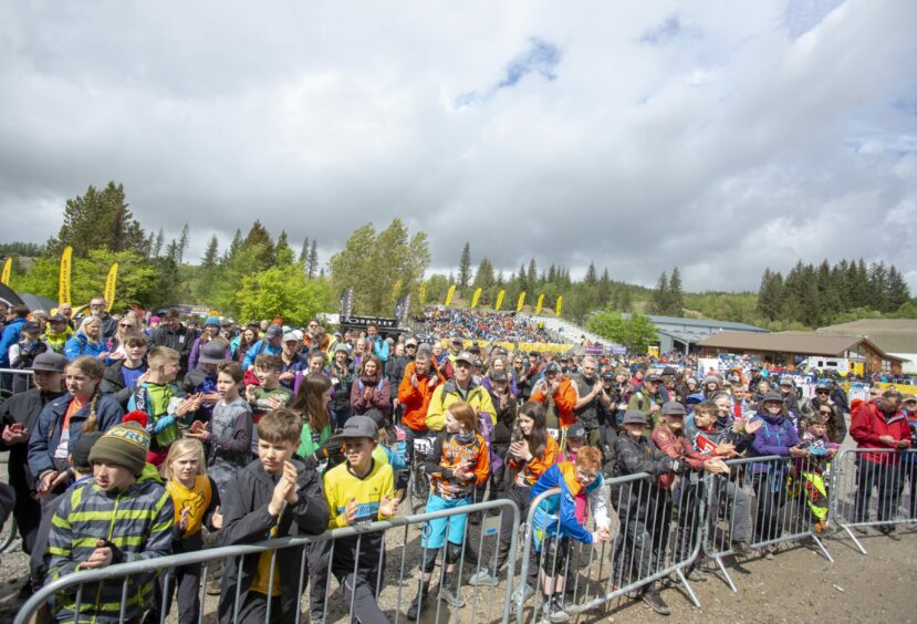 The UCI Mountain Bike World Series is being held in Fort William.