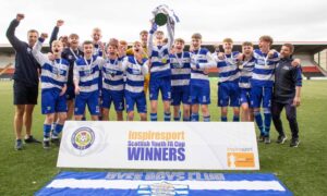 Dyce BC under-16s won the Scottish Cup at the Excelsior Stadium in Airdrie.
