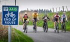 Local cyclists will tackle ascents like Causey Mounth throughout May as part of the Aberdeenshire Ascents project. Supplied by Visit Aberdeenshire.