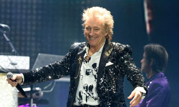 Rod Stewart performing at P&J Live in Aberdeen in 2019. Image: Jim Irvine/ DC Thomson.