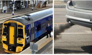 Concerns have been raised that recent ScotRail cuts could push people towards choosing cars for their transport, which are worse for the environment.