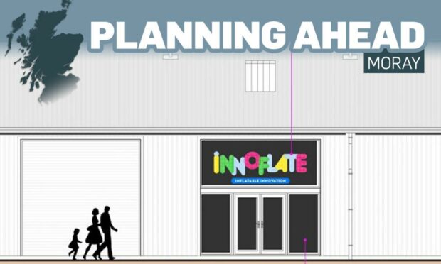 Approved indoor inflatable activity centre in Elgin included in latest planning applications.