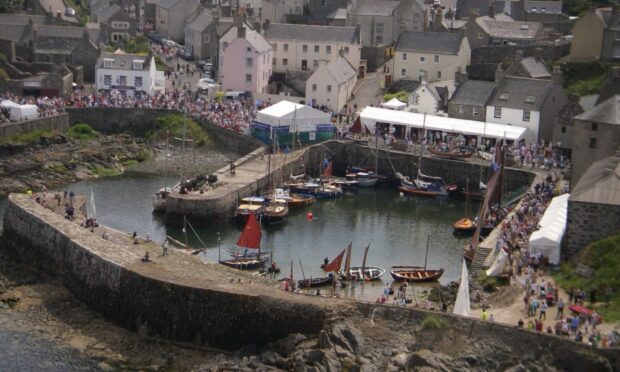 Portsoy's annual Traditional Boat Festival received the biggest cash boost across the North East at £20,000. Supplied by Lauren Anderson/ STBF Portsoy.