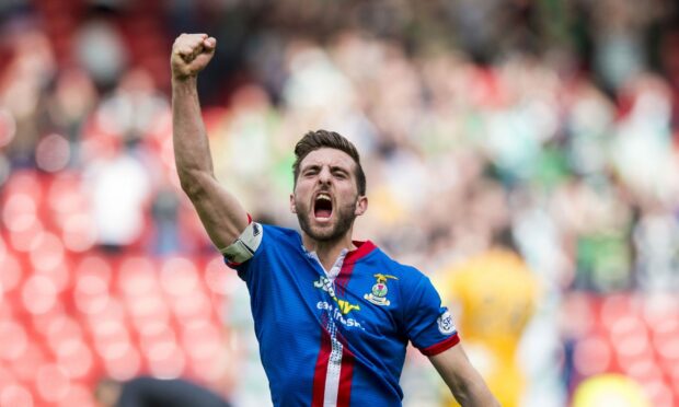 Graeme Shinnie led Caley Thistle to Scottish Cup glory eight years ago..  Image: SNS