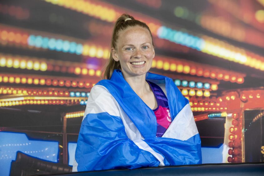 Team Scotland netball captain Claire Maxwell. Photo by Jeff Holmes/JSHPIX/Shutterstock (12976967h)