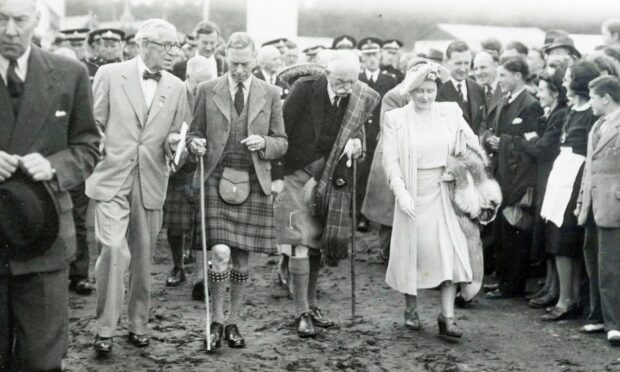 King George VI bestowed the Royal title on the Highland Show in Inverness in 1948  Photo Library Am Baile