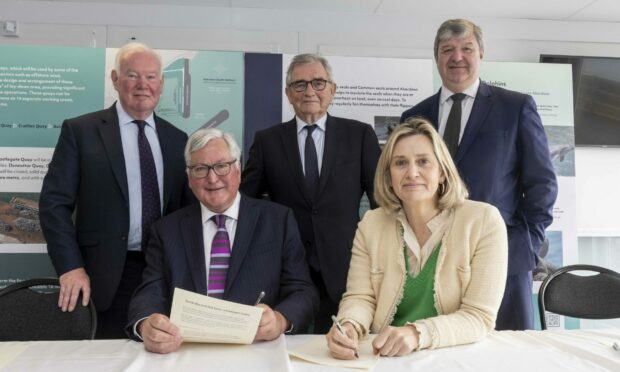 The five former cabinet ministers: l-r Charles Hendry, Fergus Ewing, Brian Wilson, Amber Rudd and Alistair Carmichael.