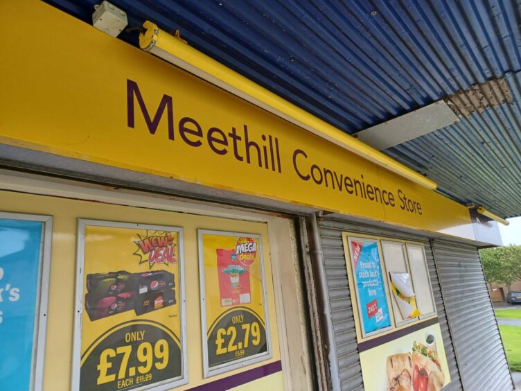 The Meethill Convenience Store was closed for the rest of the day following the incident.