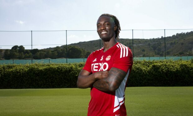 New Aberdeen signing Anthony Stewart at the training camp in Spain. (Photo: Ross Johnston/Newsline Media)