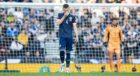 Scotland's Scott McTominay looks dejected during the game