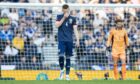 Scotland's Scott McTominay looks dejected during the game