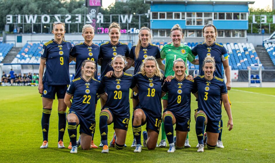 Scotland Women will play in the World Cup qualifying play-offs in October.