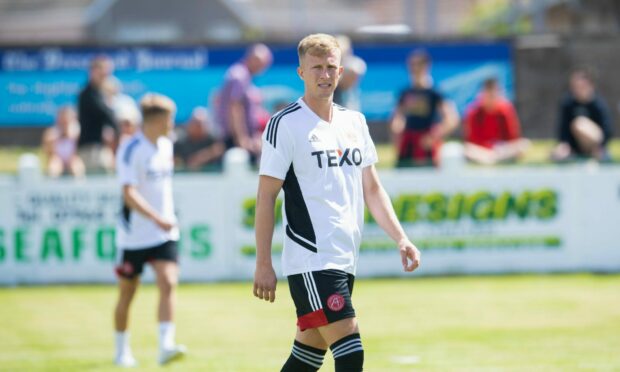 Aberdeen's Ross McRorie during a pre-season friendly against Buckie Thistle