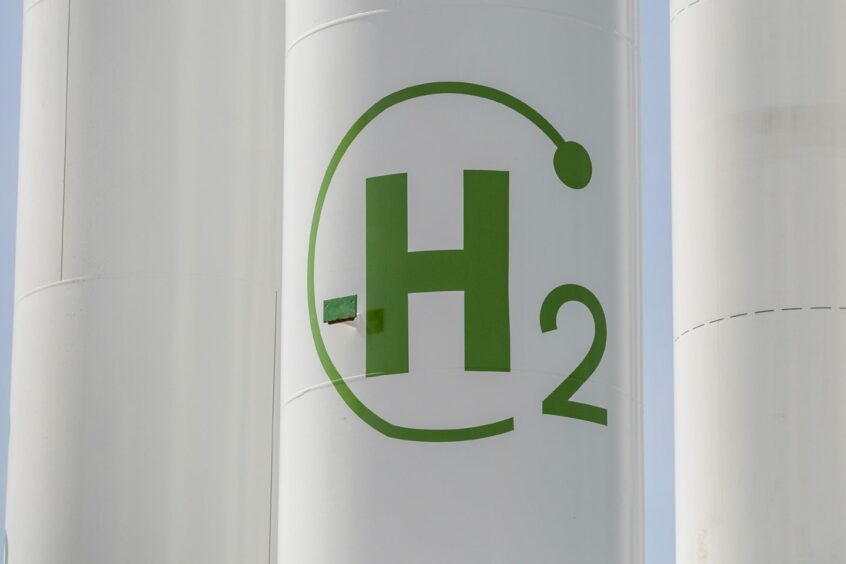 Hydrogen H2 symbol.