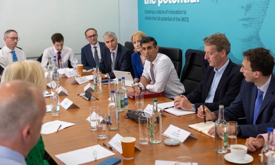 Chancellor Rishi Sunak spoke to The P&J while in Aberdeen for a meeting with oil chiefs - and warned the £20m market grant could be affected if Union Street is not pedestrianised. Picture by HM Treasury.