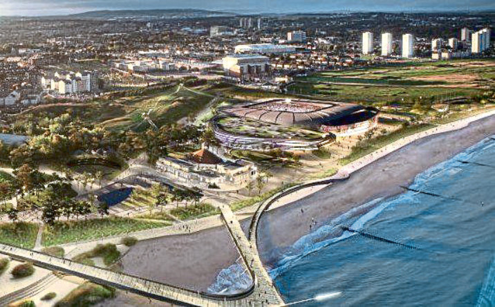 It remains to be seen whether the new Dons stadium will be included in the scheme.