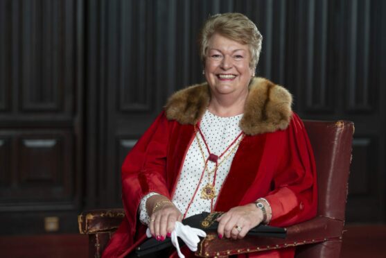 Sylvia Halkertston has taken up the role as Lord Guild. Supplied by Aberdeen City Council.