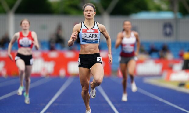 Zoey Clark in the women's 400m heats during day one of the Muller UK Athletics Championships.