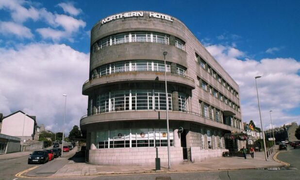 The Northern Hotel is a landmark in Aberdeen.