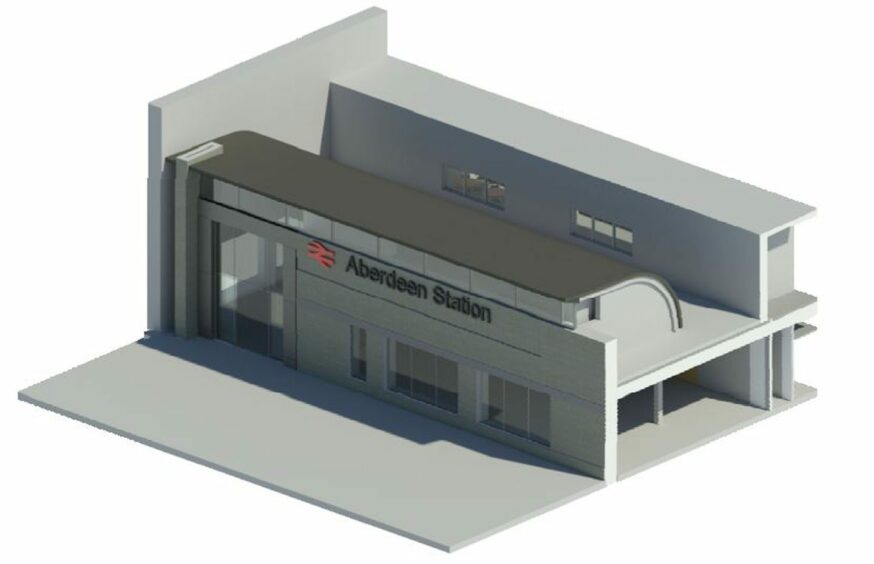 This new image reveals how the front of the station will look after the revamp.